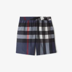 Check Swim Shorts