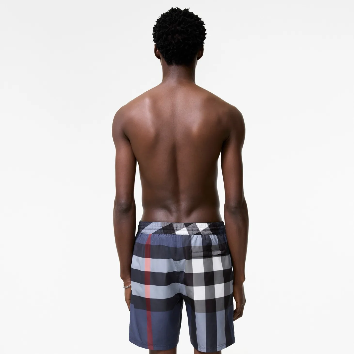 Check Swim Shorts