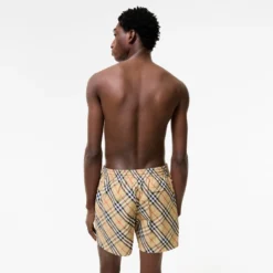 Check Swim Shorts