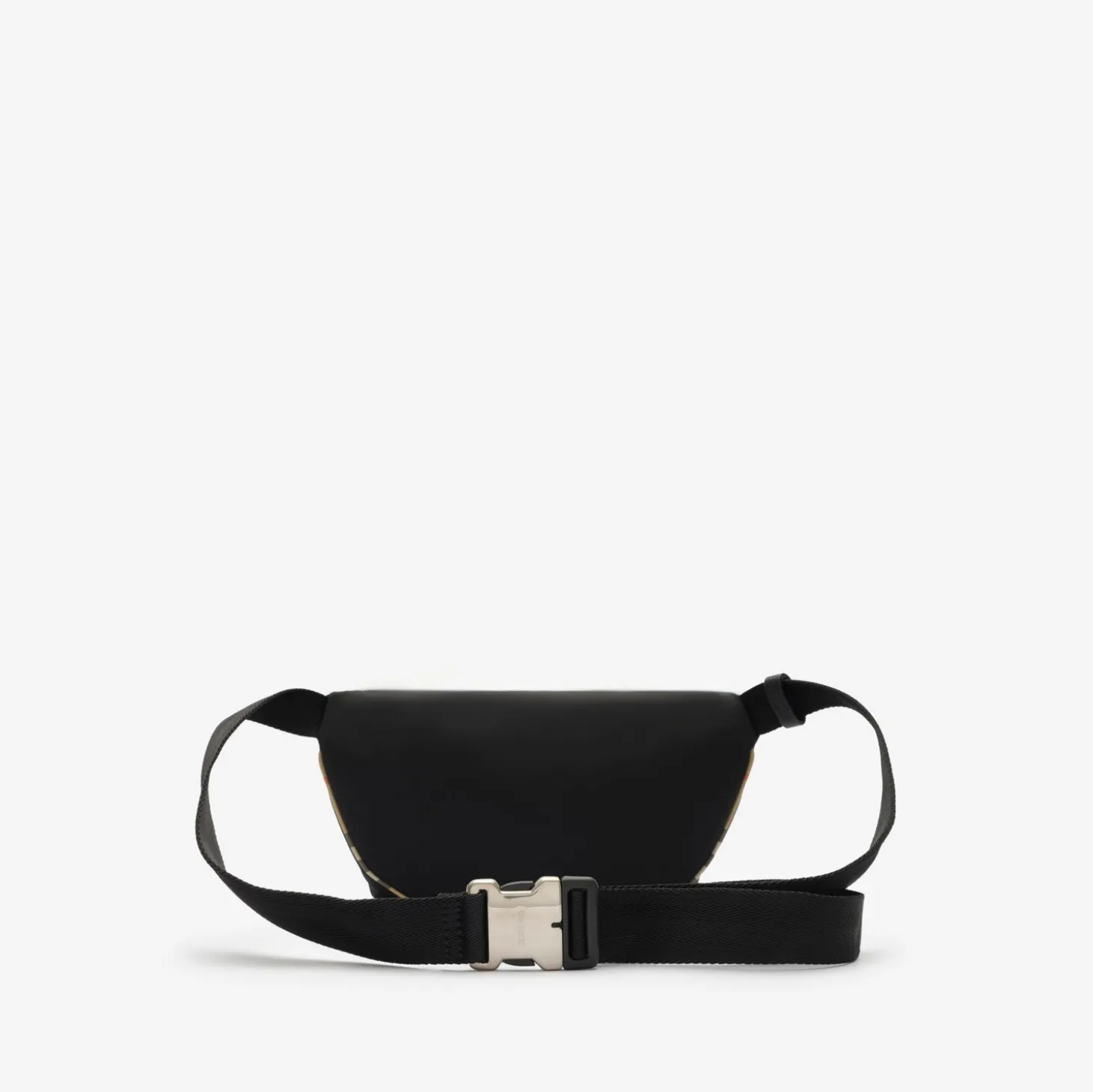 Check Trim Belt Bag