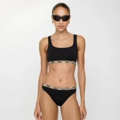 Check Trim Bikini Briefs