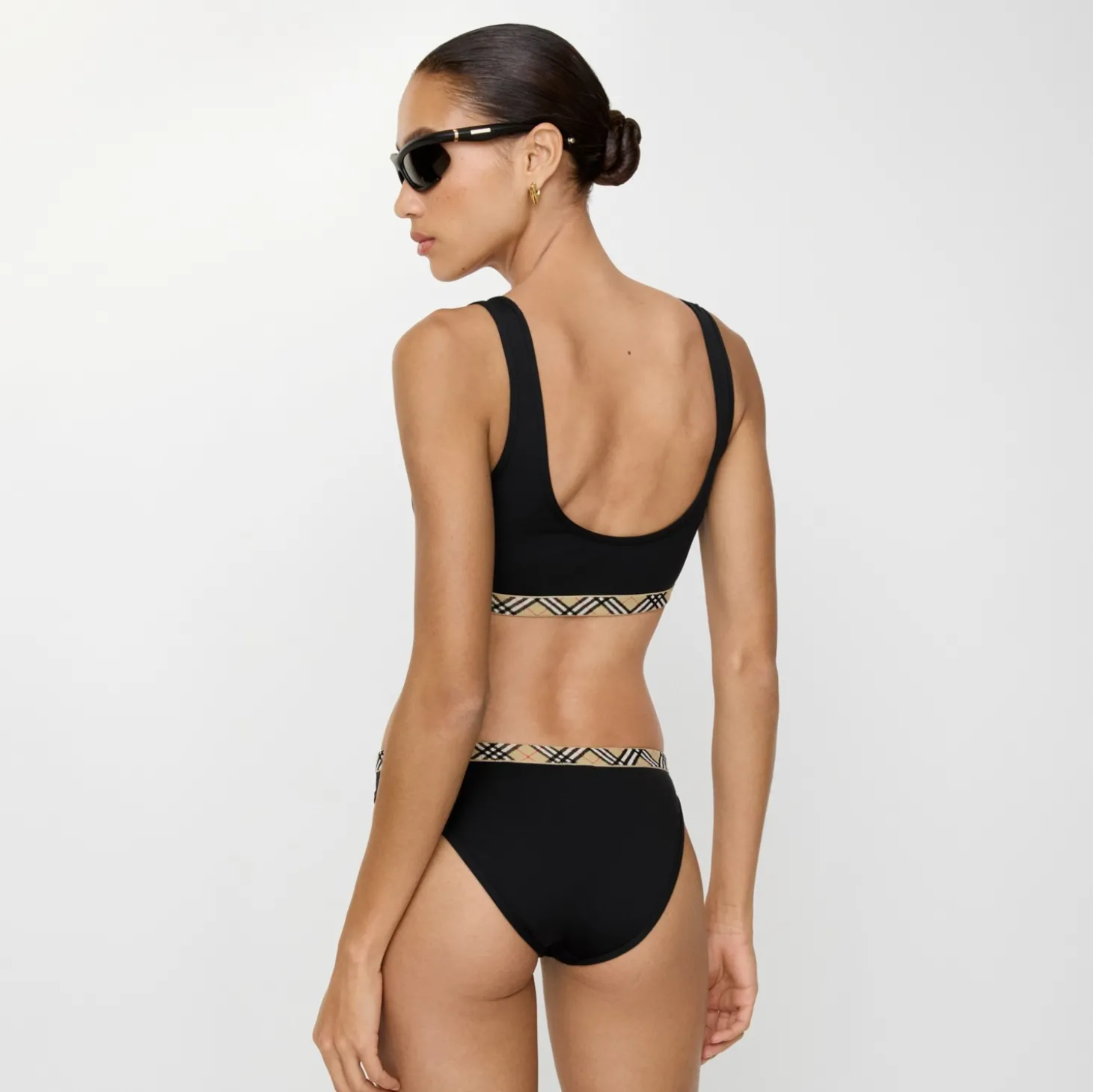 Check Trim Bikini Briefs