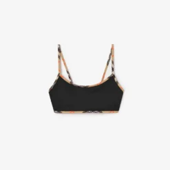 Check Trim Bikini Top