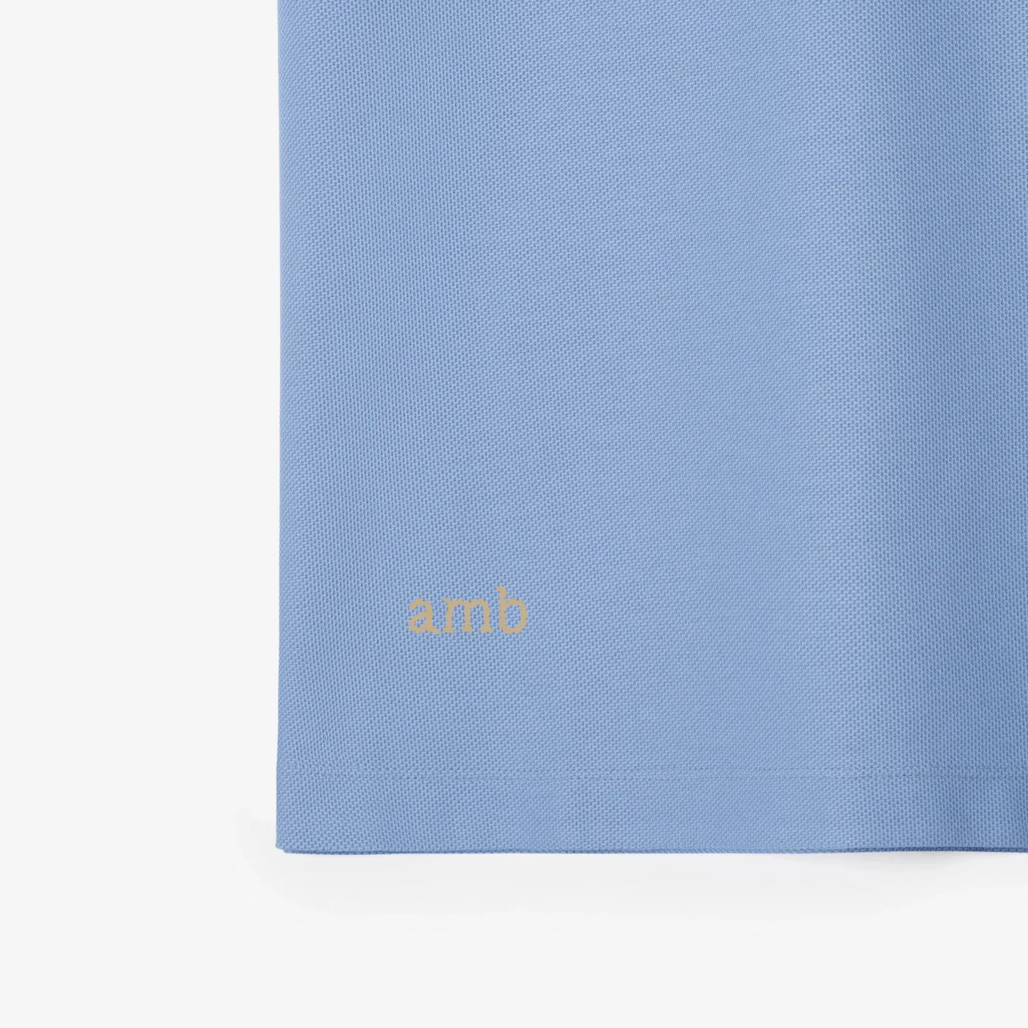 Check Trim Cotton Polo Shirt