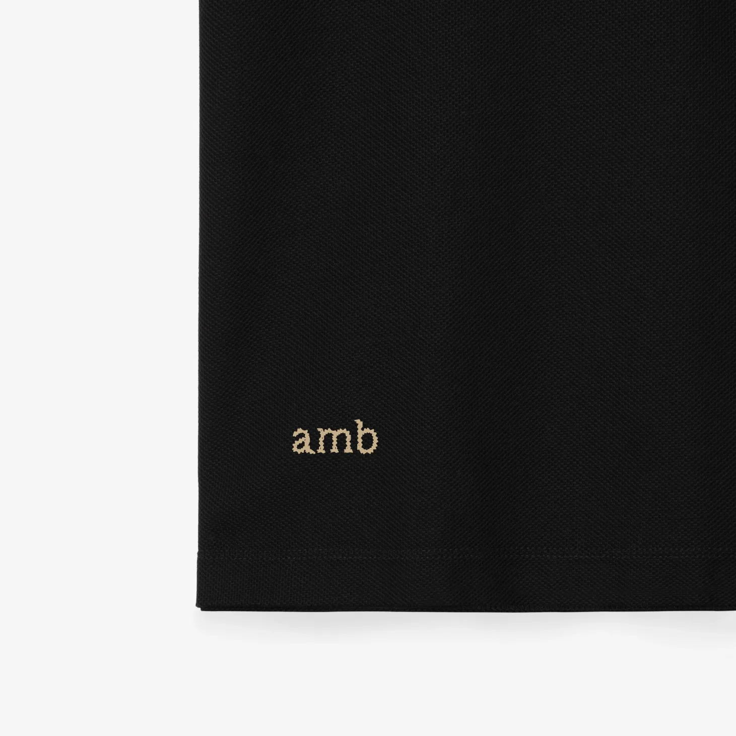 Check Trim Cotton Polo Shirt