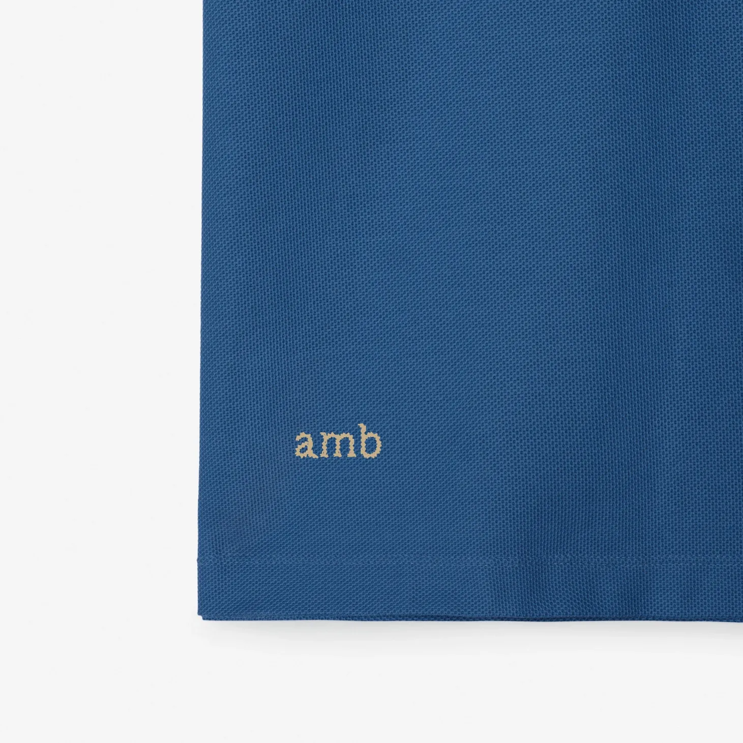 Check Trim Cotton Polo Shirt