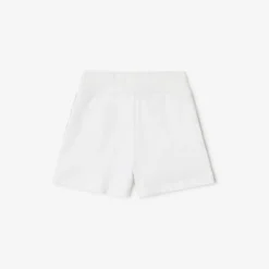 Check Trim Cotton Shorts