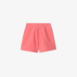 Check Trim Cotton Shorts