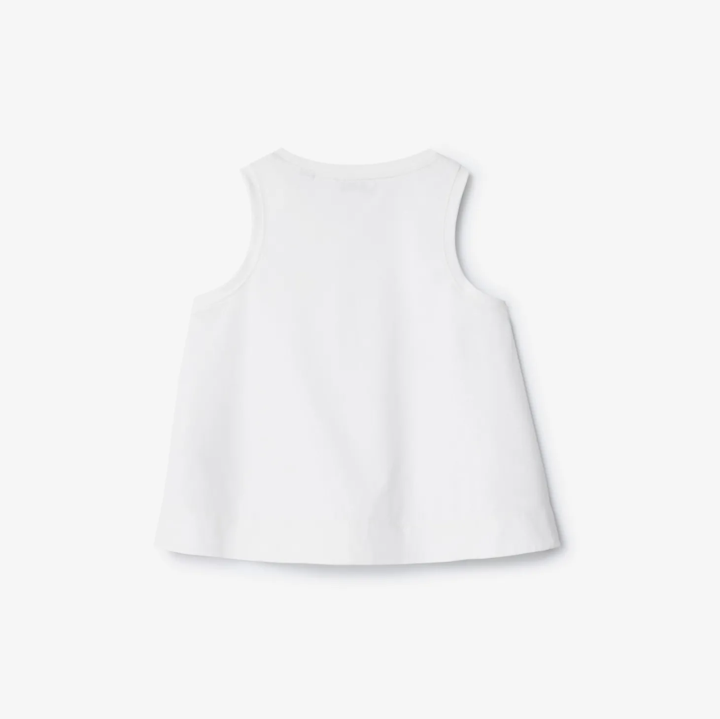 Check Trim Cotton Top