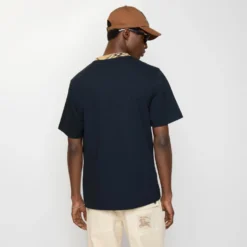 Check Trim Cotton T-shirt