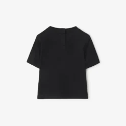 Check Trim Cotton T-shirt