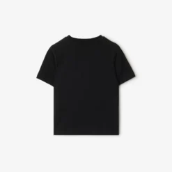Check Trim Cotton T-shirt