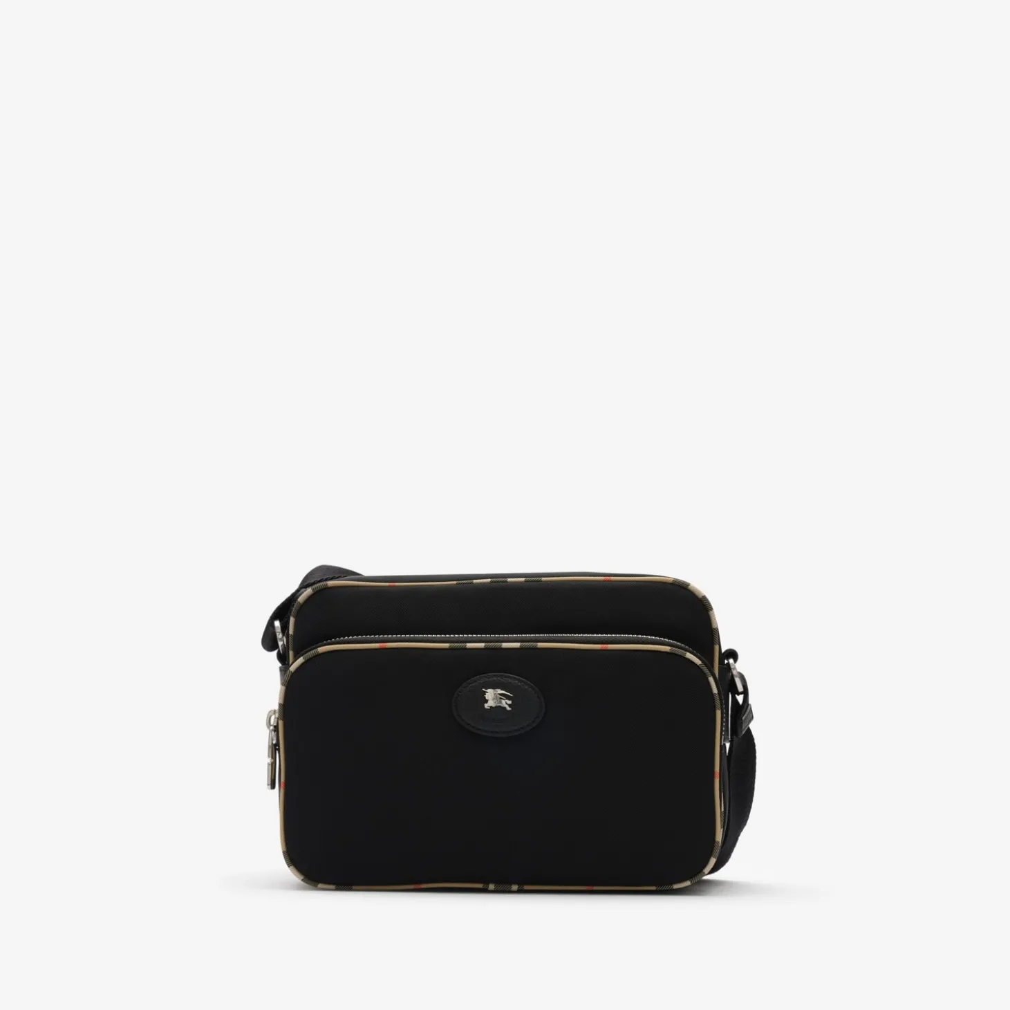 Check Trim Crossbody Bag