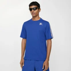 Check Trim Jersey T-shirt