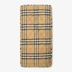 Check Trim Quilted Nylon Baby Changing Bag