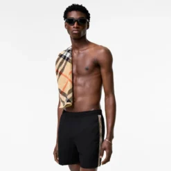 Check Trim Swim Shorts