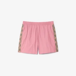 Check Trim Swim Shorts