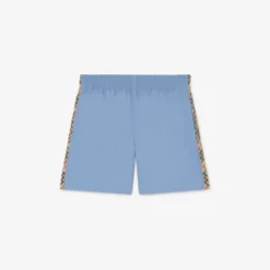 Check Trim Swim Shorts