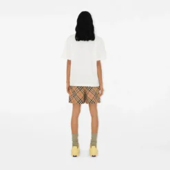 Check Twill Shorts
