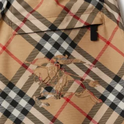 Check Twill Shorts