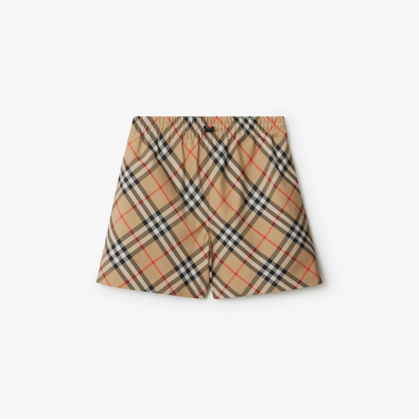 Check Twill Shorts