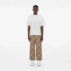 Check Twill Trousers