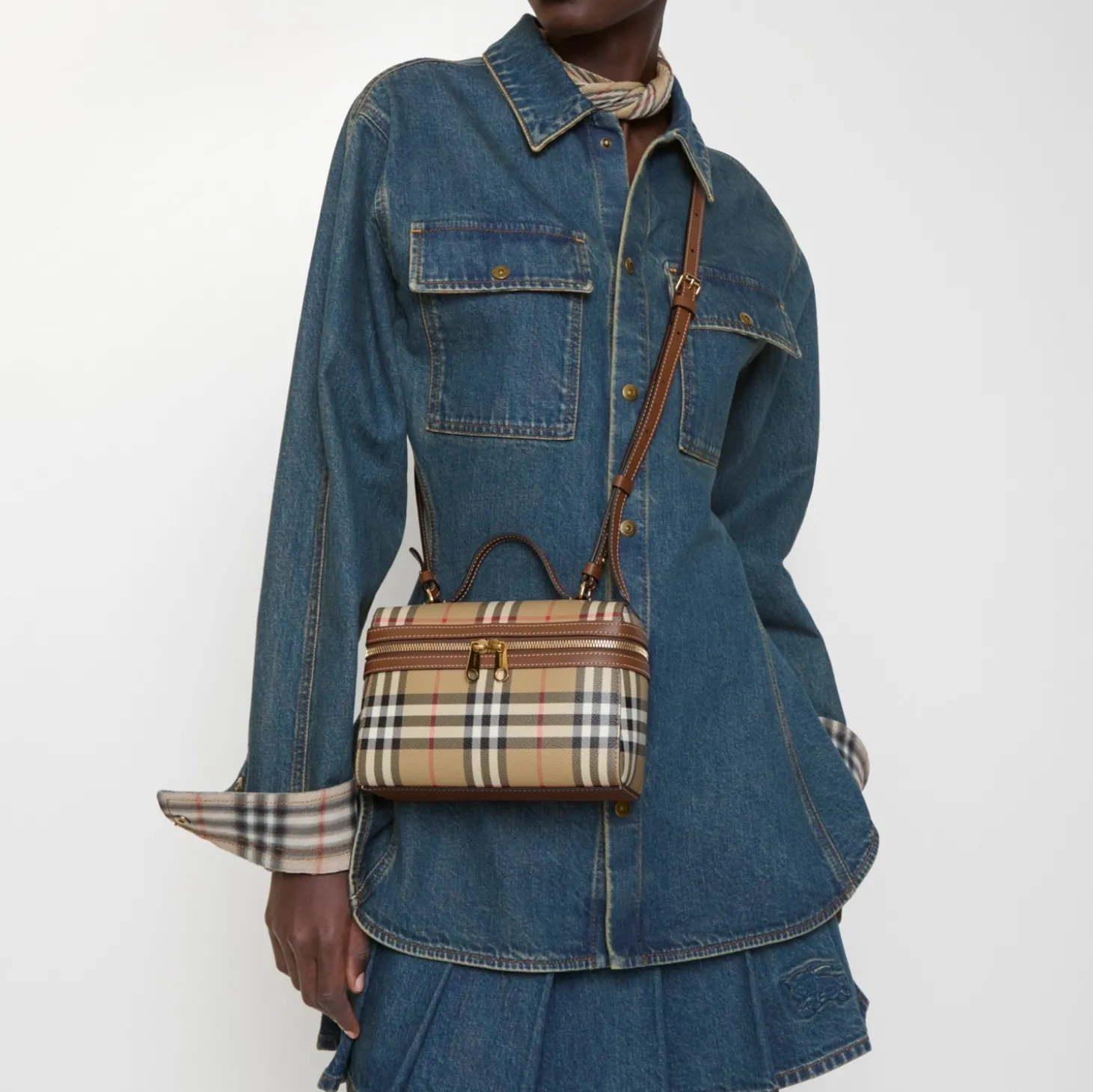 Check Vanity Bag