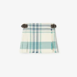 Check Viscose Blend Mini Kilt