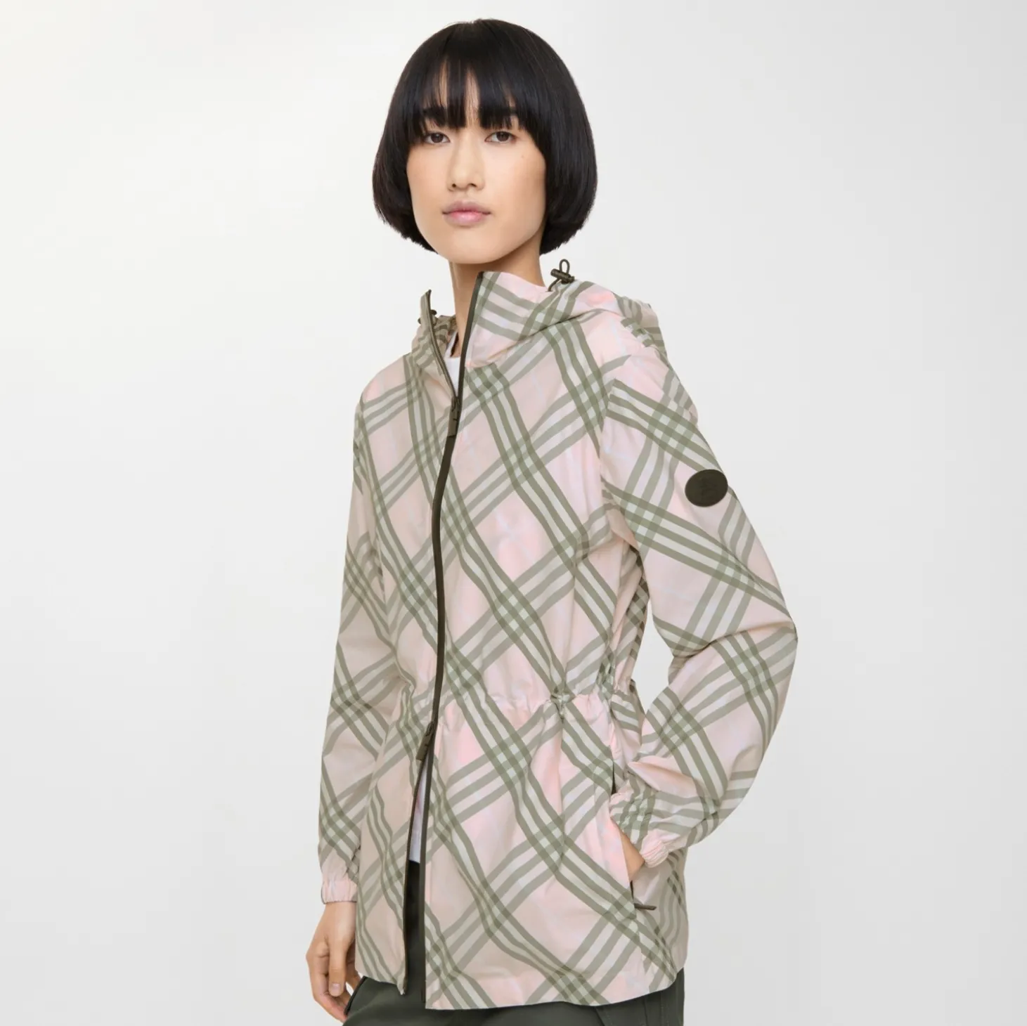 Check Whitstable Hooded Jacket