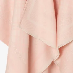 Check Wool Cashmere Cape