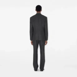 Check Wool Cashmere Tailored Jacket
