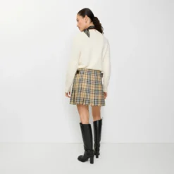 Check Wool Mini Kilt