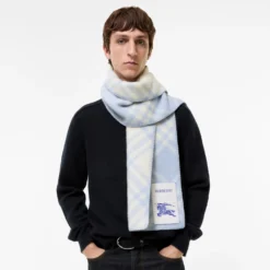 Check Wool Scarf