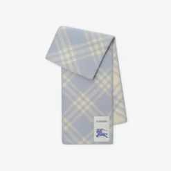 Check Wool Scarf