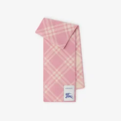 Check Wool Scarf
