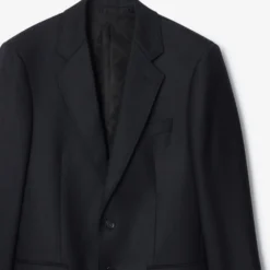 Check Wool Tailored Jacket