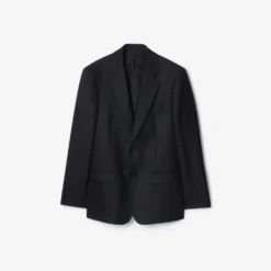Check Wool Tailored Jacket