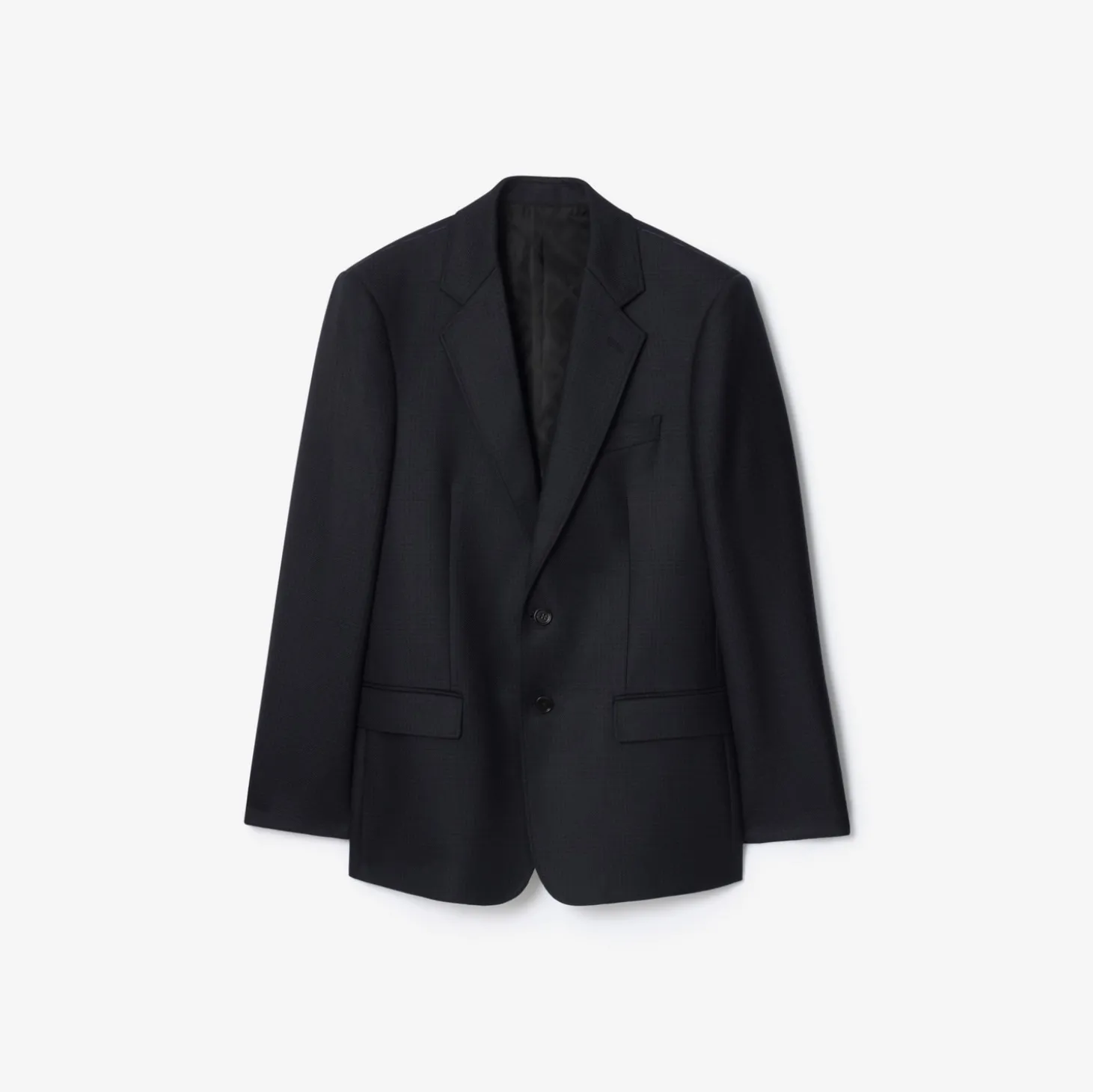 Check Wool Tailored Jacket