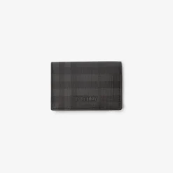 City Check Bifold Card Case