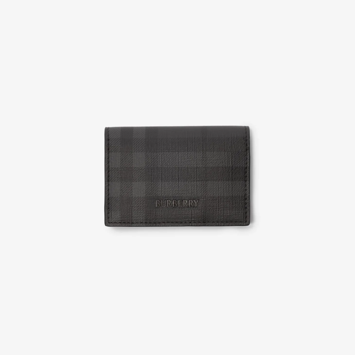 City Check Bifold Card Case