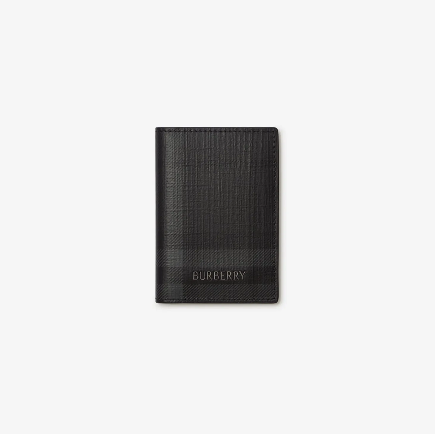 City Check Folding Card Case