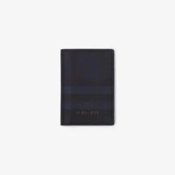 City Check Folding Card Case
