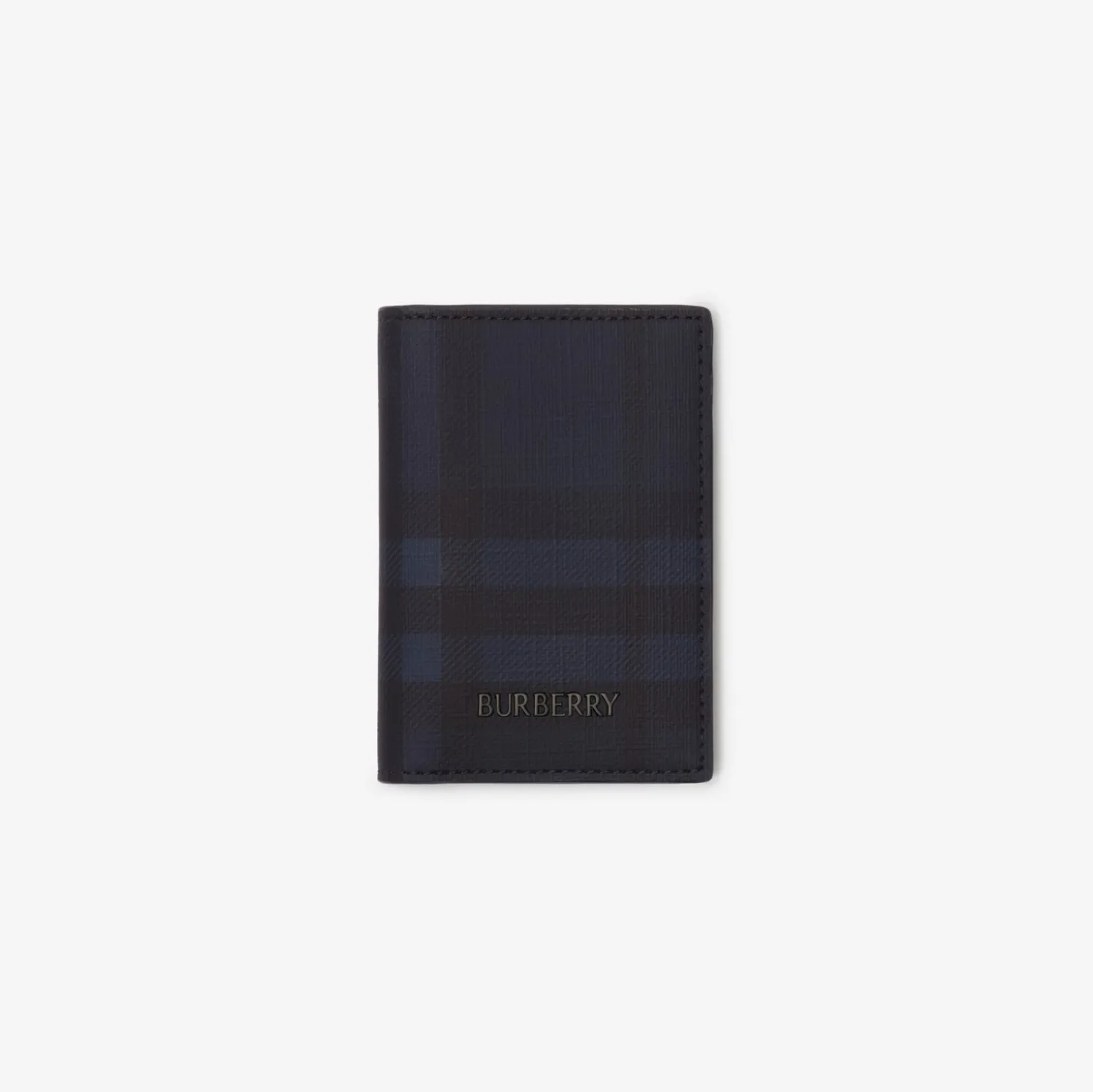 City Check Folding Card Case