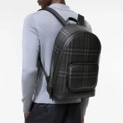 City Check Zip Backpack
