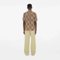 Classic Fit Check Cotton Poplin Shirt