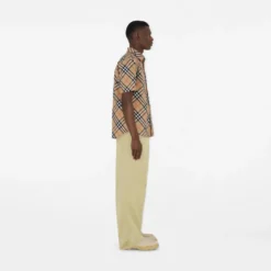 Classic Fit Check Cotton Poplin Shirt