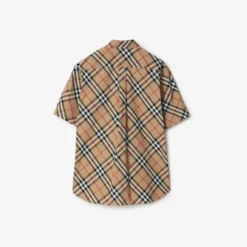 Classic Fit Check Cotton Poplin Shirt