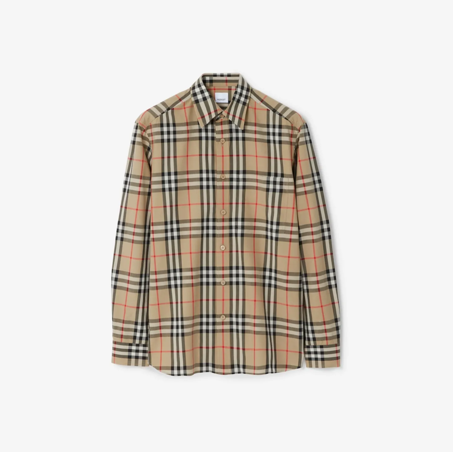 Classic Fit Check Cotton Shirt