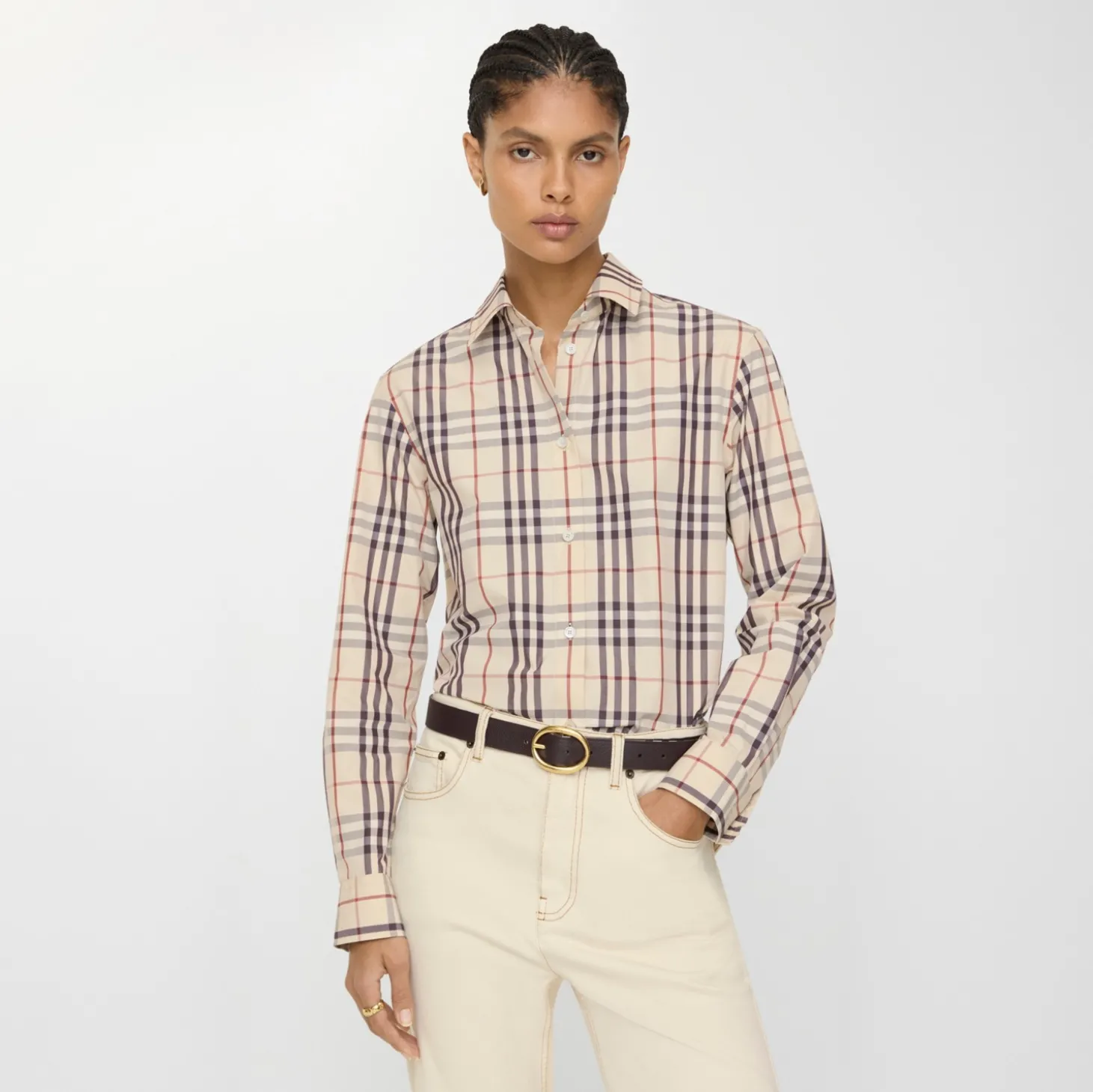 Classic Fit Check Cotton Shirt