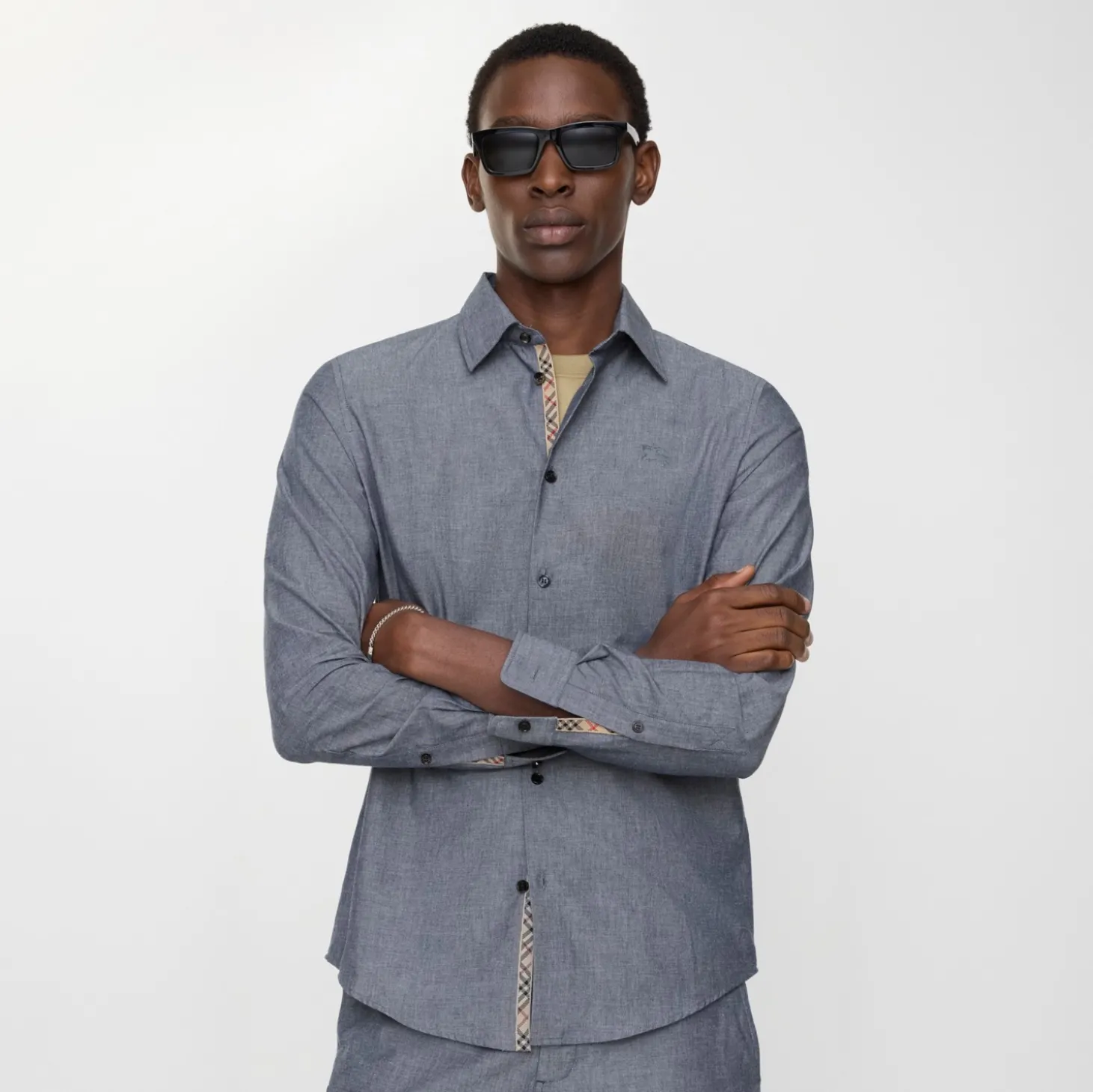 Classic Fit Cotton Blend Shirt